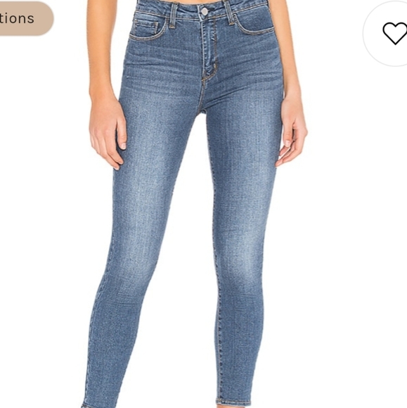 L'Agence Margot High Rise Skinny Jean in Light Vintage - Picture 2 of 13